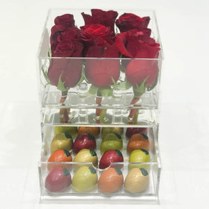 9 Roses with drawer