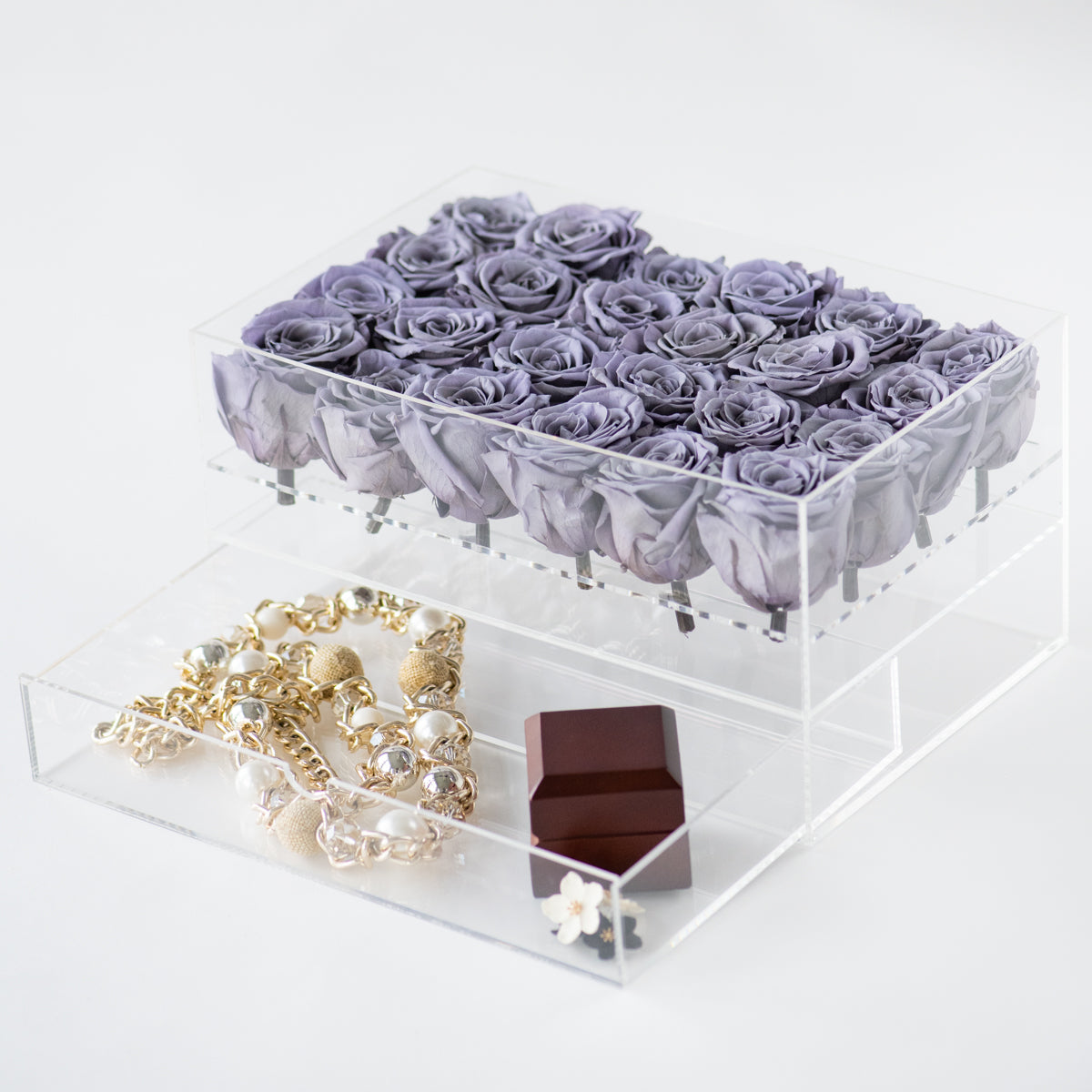 24 Rosebox with Drawer Preserved