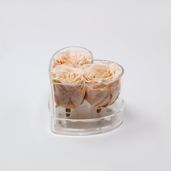 Cherished, 6 x 3.25 Stacked Measuring Cups - Rosy Heart - Pavilion